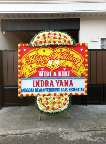Papan Bunga Pernikahan roa malaka